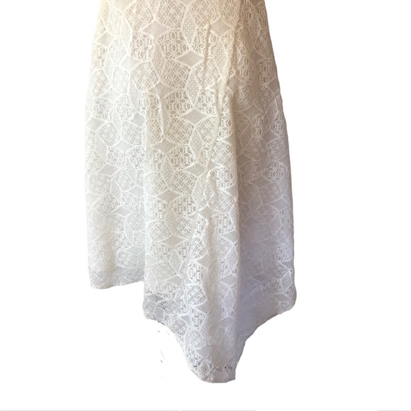 🌿 WAYNE COOPER 🌿 Brand New asymmetrical white lace dress size 8 RRP $229 - Picture 12 of 16